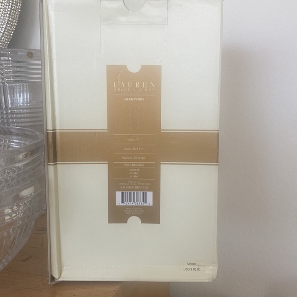 Ralph Lauren Crystal Vase - Picture 3 of 4
